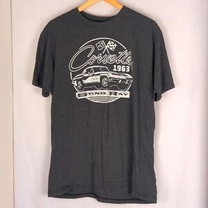 CORVETTE 1963 Sting Ray Gray Crewneck T-Shirt
